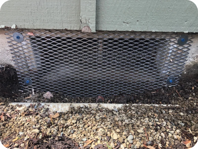 Wire mesh that prevent pests and rodents entering vent in Portland, OR